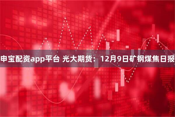 申宝配资app平台 光大期货：12月9日矿钢煤焦日报